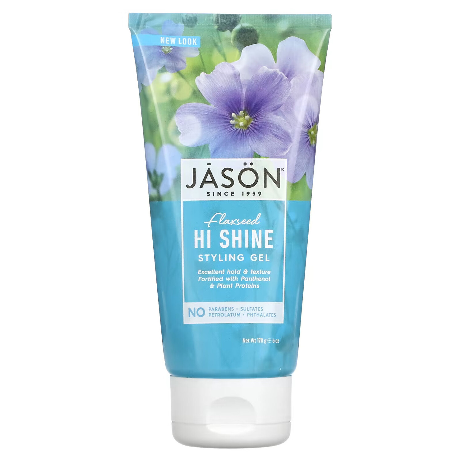 

Jason Natural, Гель для укладки Flaxseed Hi Shine, 170 г (6 унций)