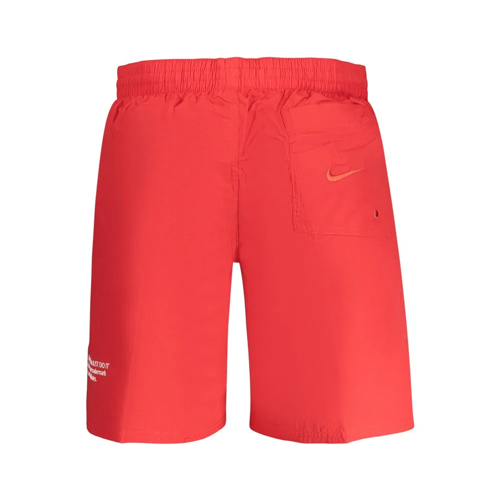 Мужские плавки-боксеры с эластичным поясом Rosso Poliestere Uomo Nike, Red — фото 2