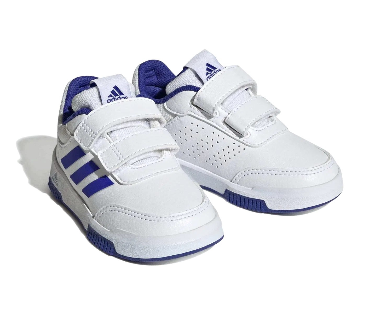 Детские кроссовки на липучке Adidas, белый — фото 2