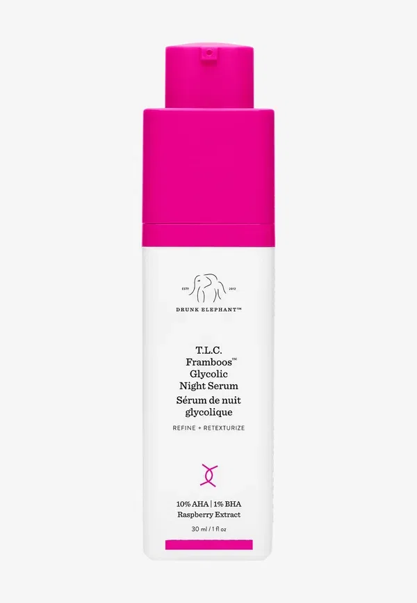 Tlc framboos гликолевая ночная сыворотка - сыворотка 30 мл Drunk Elephant — фото 2