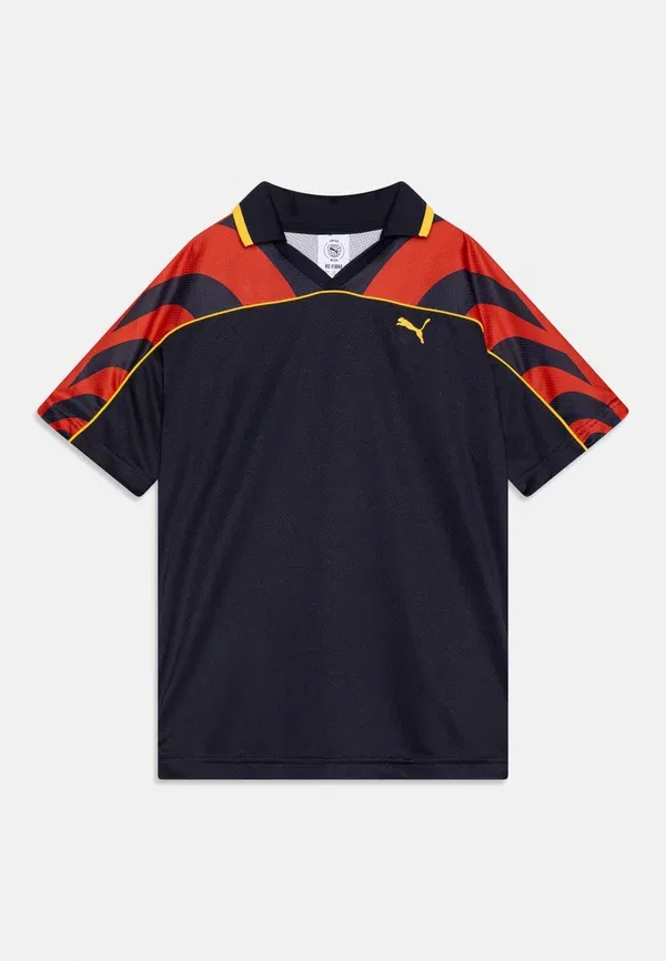 Футболка с принтом полиэстер Road to unity relaxed football unisex Puma, New темно-синий — фото 3