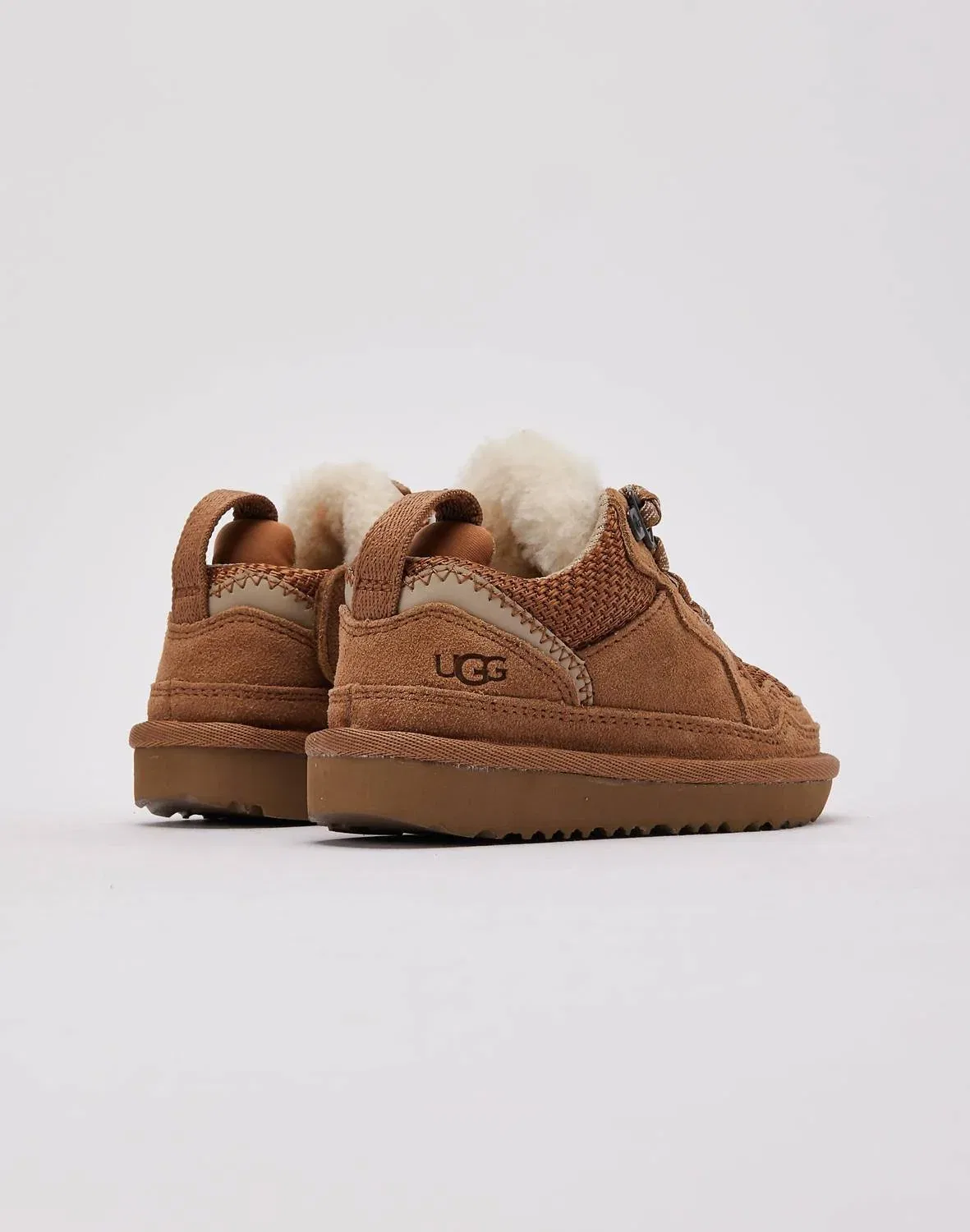Детские кроссовки с замшевым верхом Lowmel UGG, Chestnut — фото 3