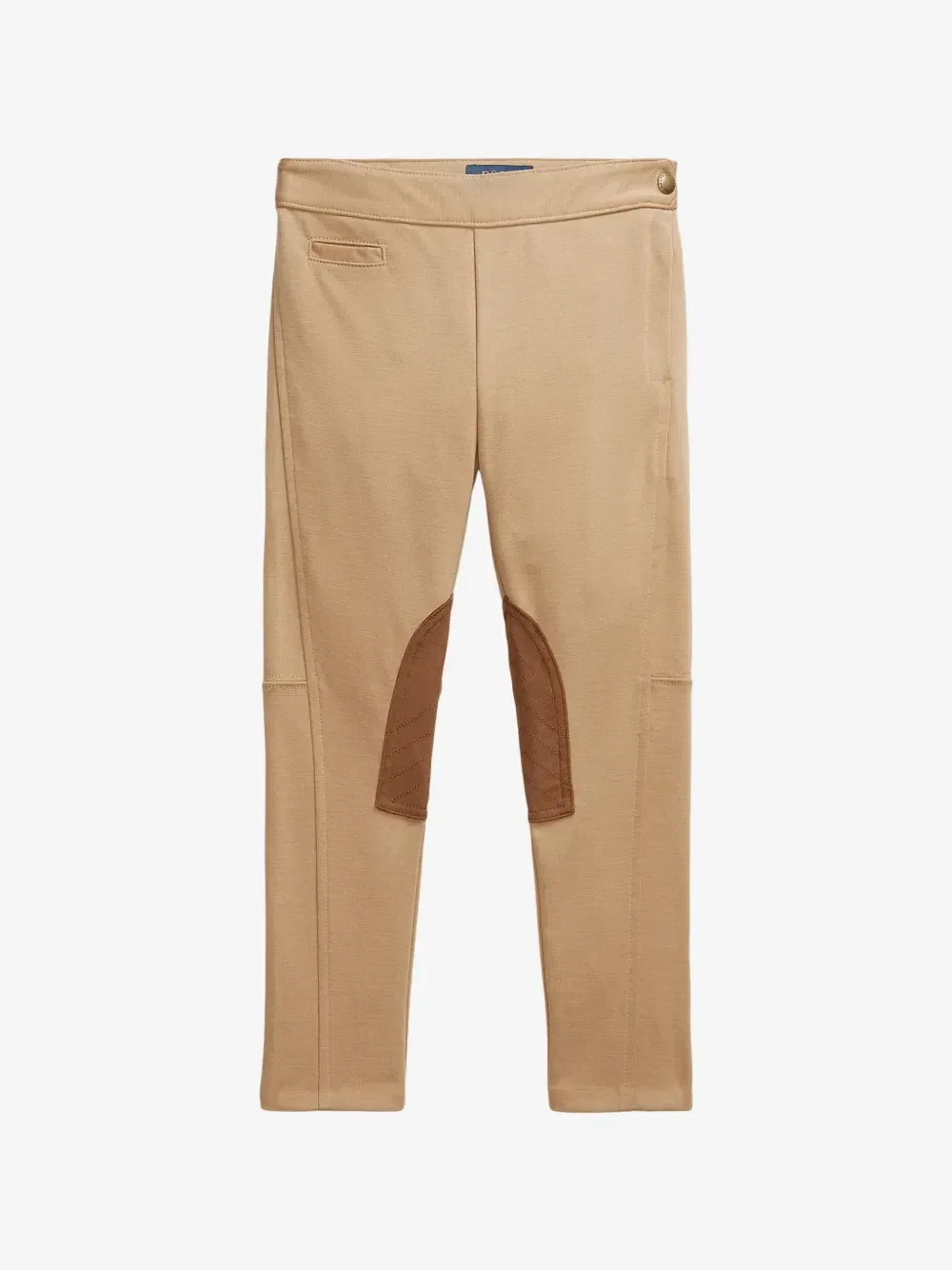 Легинсы для верховой езды с нашивками POLO RALPH LAUREN KIDS, бежевый