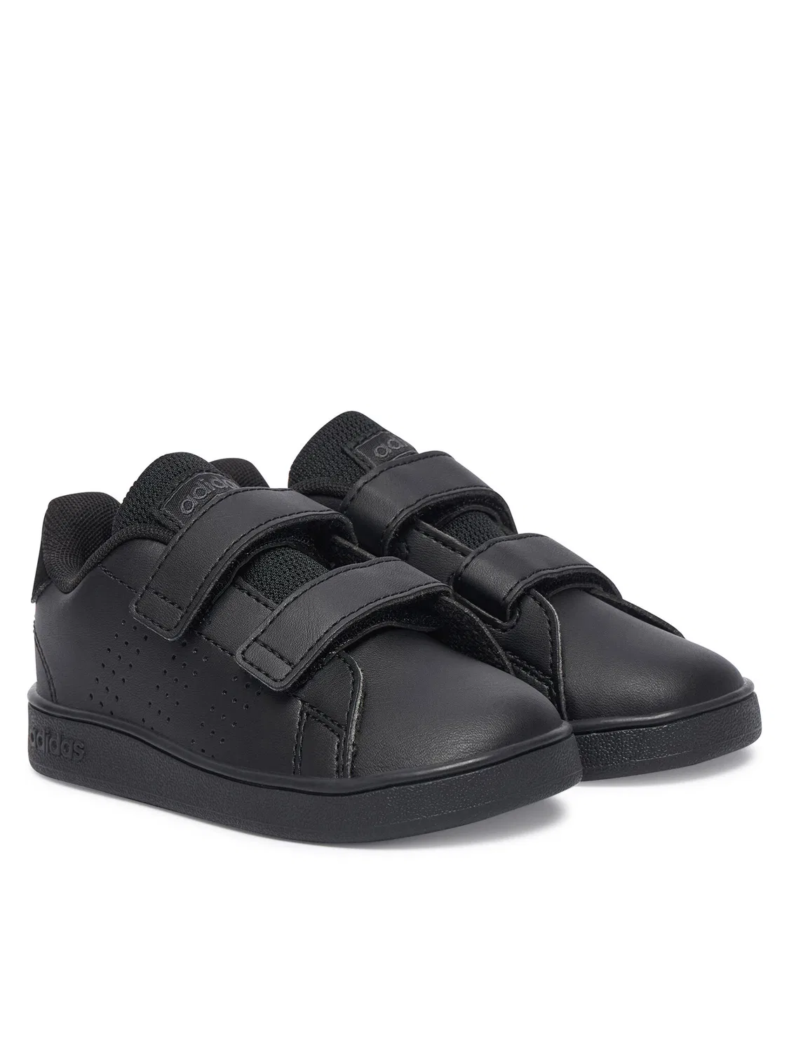 Кроссовки для мальчика Advantage Lifestyle Court Two Hook-And-Loop Shoes Adidas, черный — фото 2