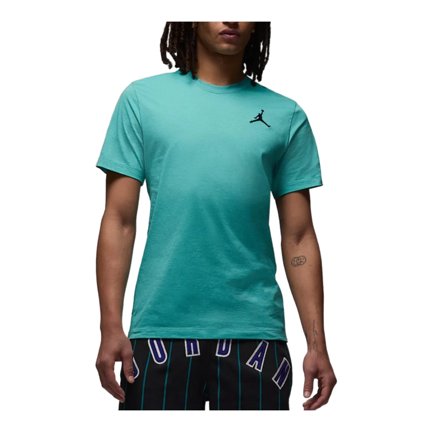 Мужская футболка с коротким рукавом DC7485 NIKE, Colour Washed Tea Leaf/Night Blue