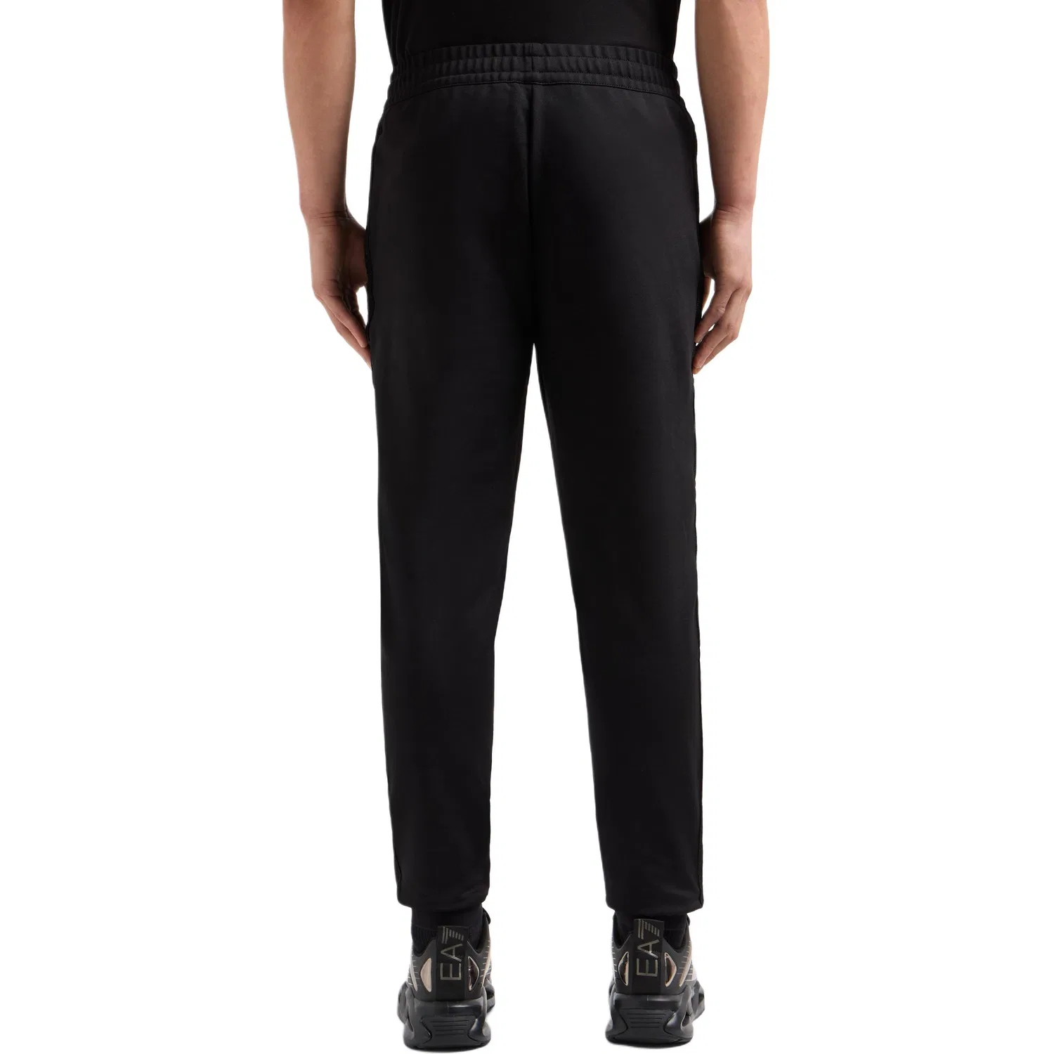 Мужские трикотажные спортивные штаны Emporio Armani, Черный — фото 4