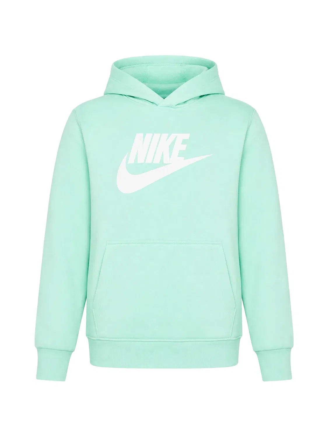 Худи с логотипом Nike Kids, зеленый