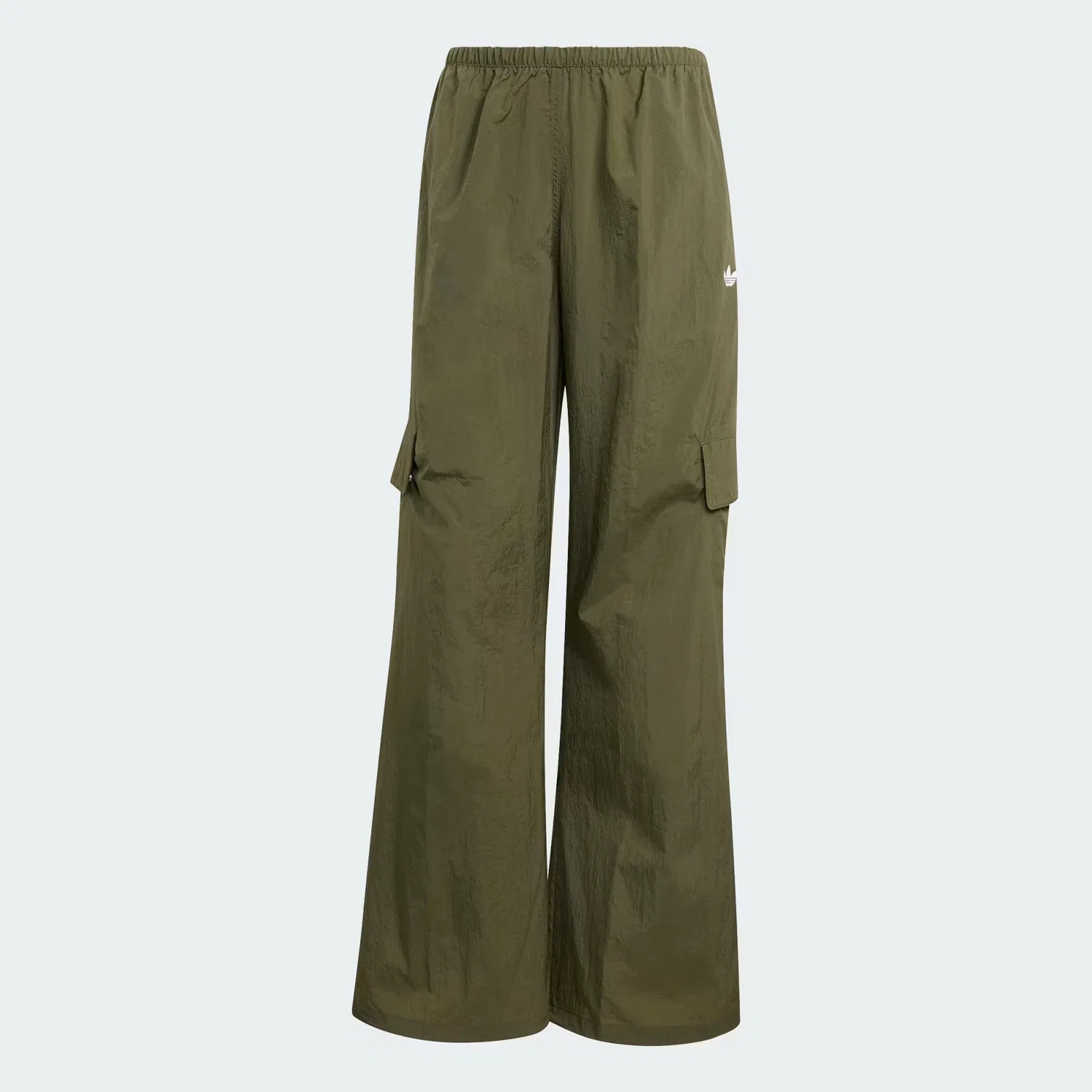 Женские брюки свободного кроя Essentials Woven Pant Adidas Originals, Olive Strata — фото 4