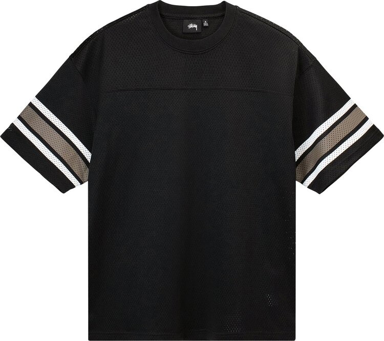 

Футболка Stussy Mesh Football Jersey 'Black', черный