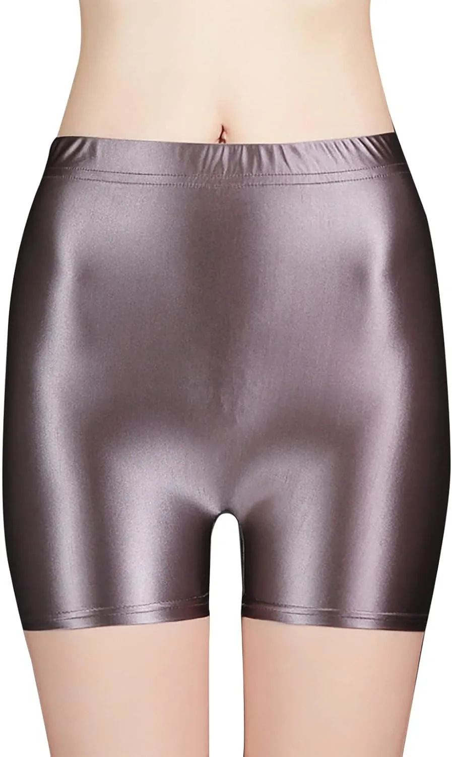 

Женские блестящие шорты для тренировок из спандекса QinCiao