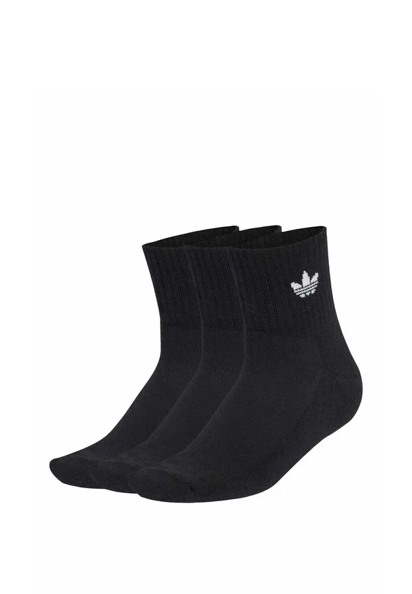 Носки средней длины, комплект из 3 пар, унисекс - носки Adidas Originals, черный