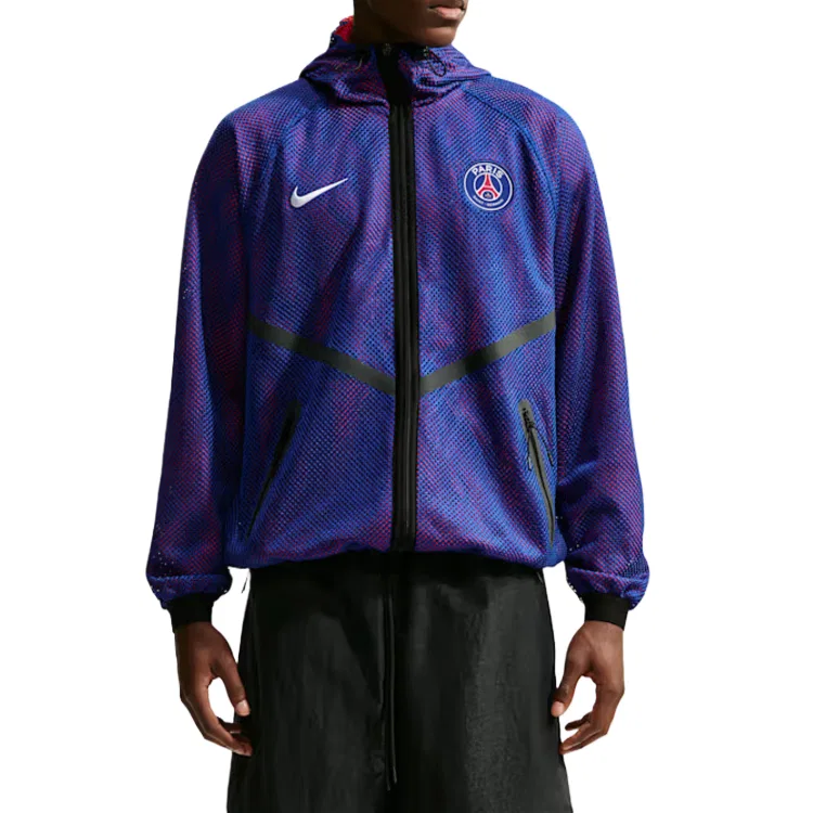 Мужская куртка с капюшоном Old Royal/University Red/White Nike, Old Royal/University Red/White
