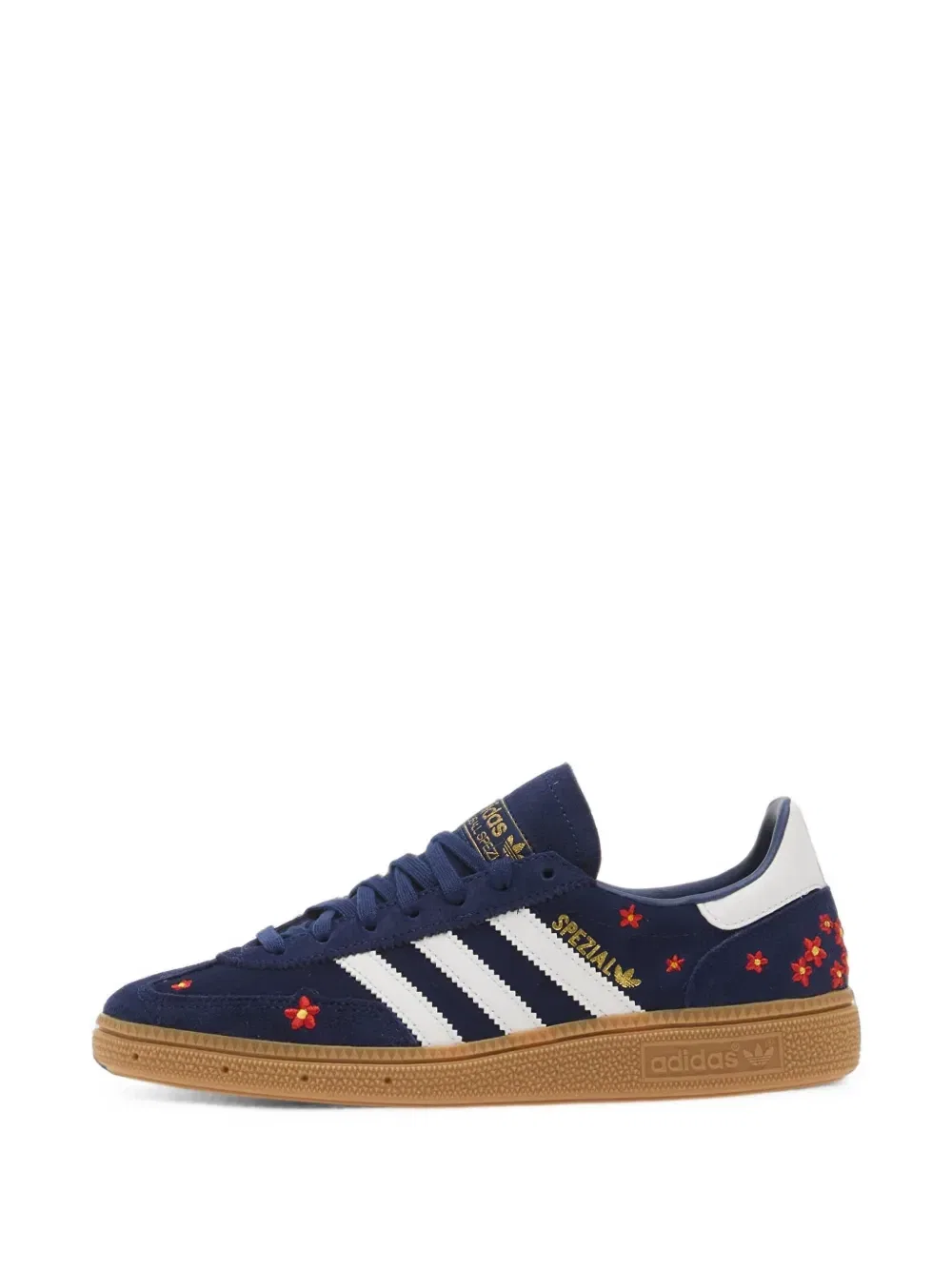 Кроссовки Handball Spezial с цветочной вышивкой adidas Originals Kids, синий — фото 2