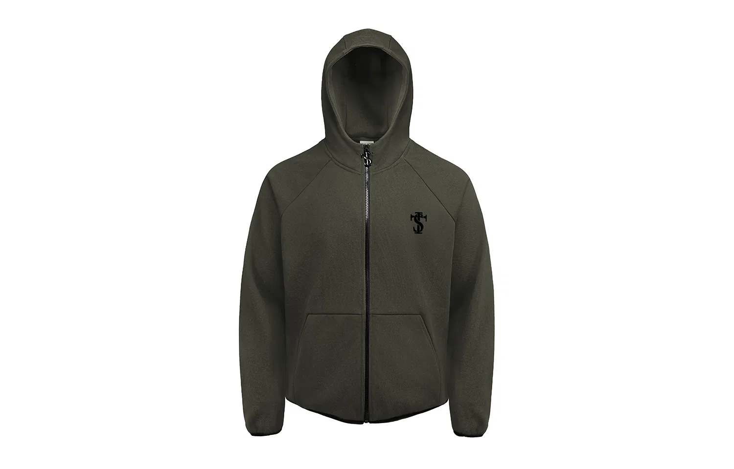 Детский свитшот с принтом STK SMALL TOWN KID, Army Green
