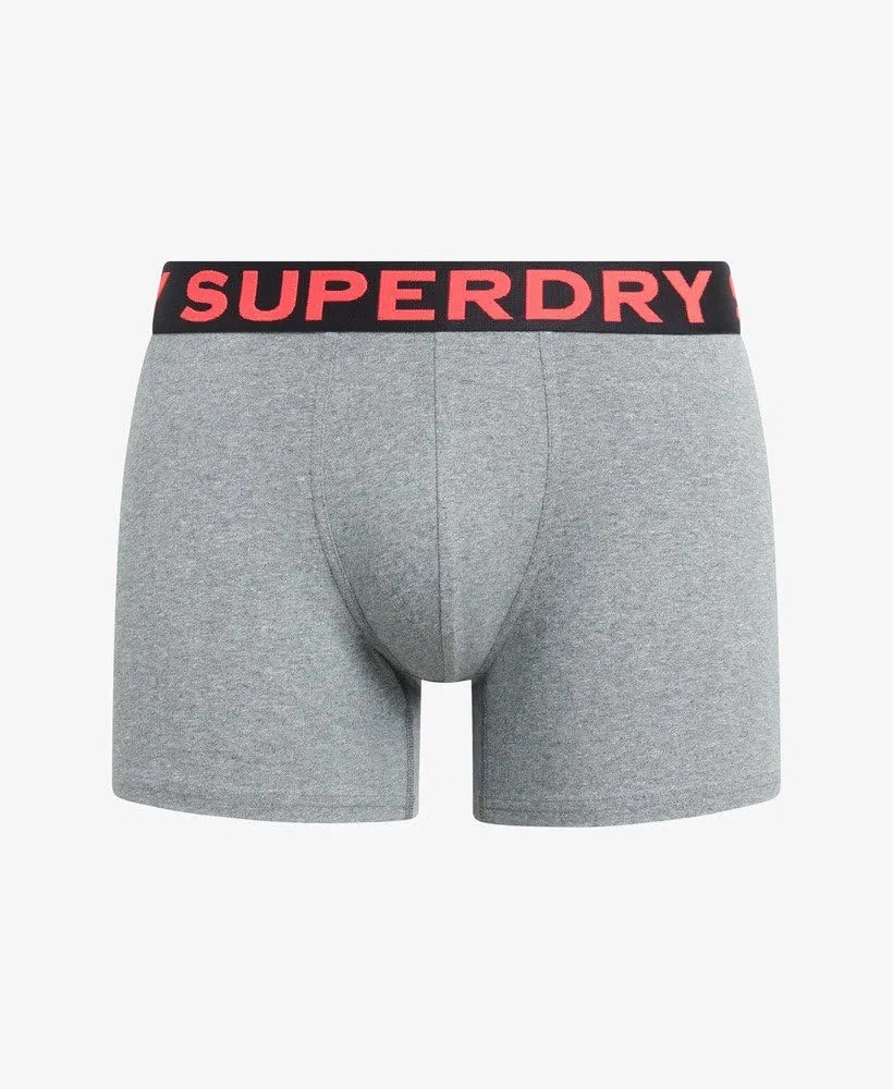 Мужские боксеры из 3 предметов Superdry, Grey - Black - Red - Blue - Yellow — фото 4