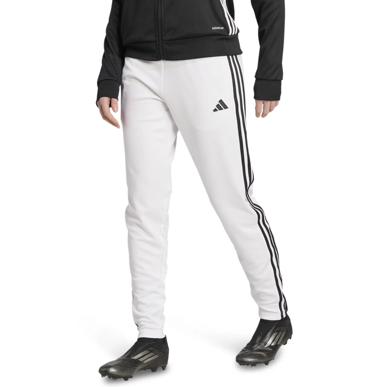 Женские тренировочные брюки Tiro 25 Essentials Adidas, белый/черный