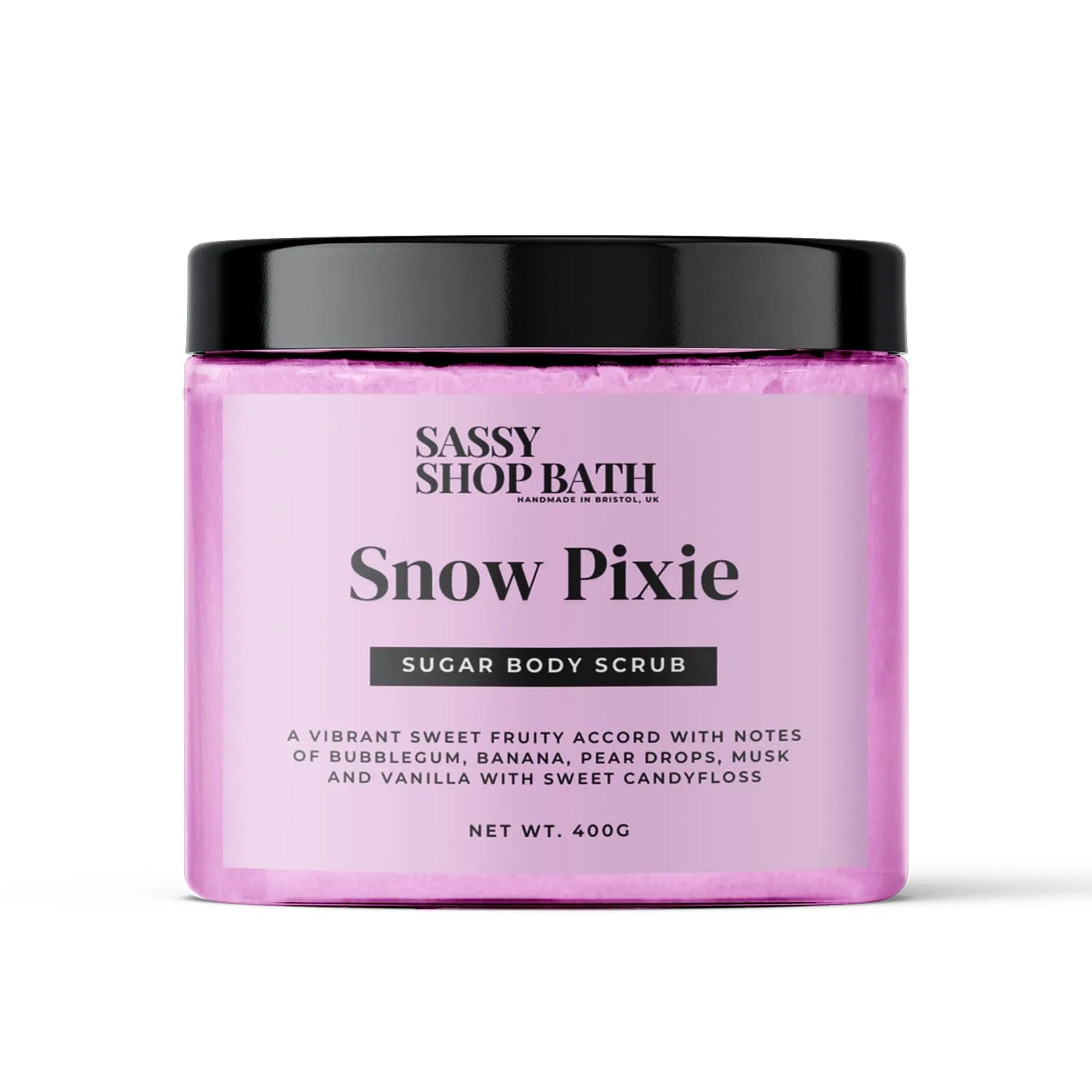 Скраб для тела сахарный Snow Pixie, Sassy Scents, 400 г