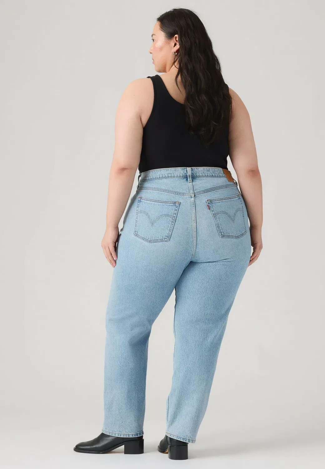 Женские джинсы PL 501 Lazy Frame Plus - облегающие джинсы Levi'S, Array Away Plus Med Indigo Worn In — фото 3