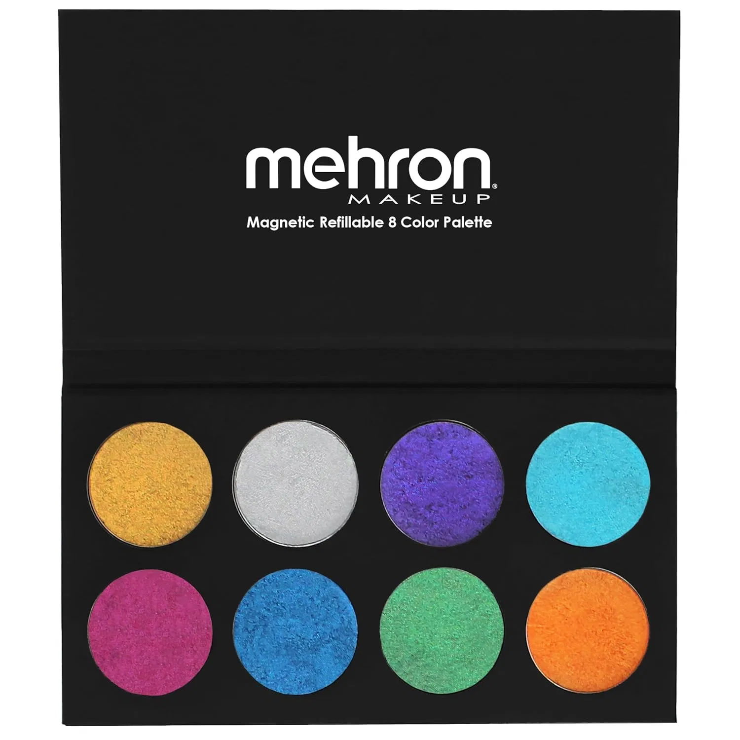 Палетка для фейс-арта Metallic, 8 цветов, Mehron, по 7 г