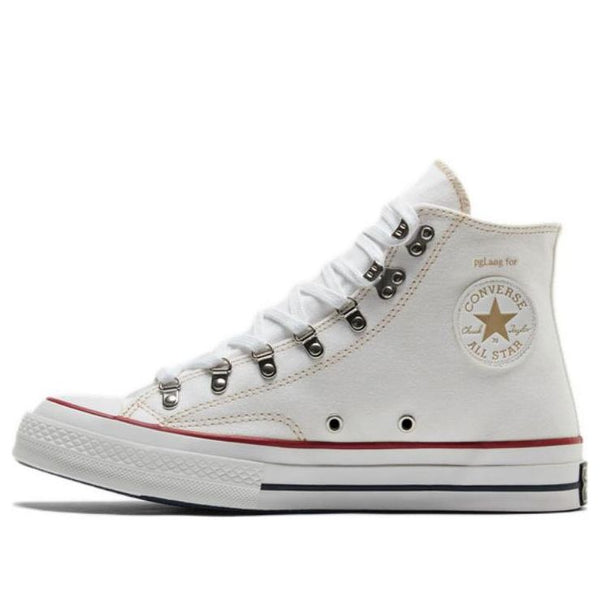 

Кроссовки pglang x chuck 70 high 'goodluckchuck' Converse, белый