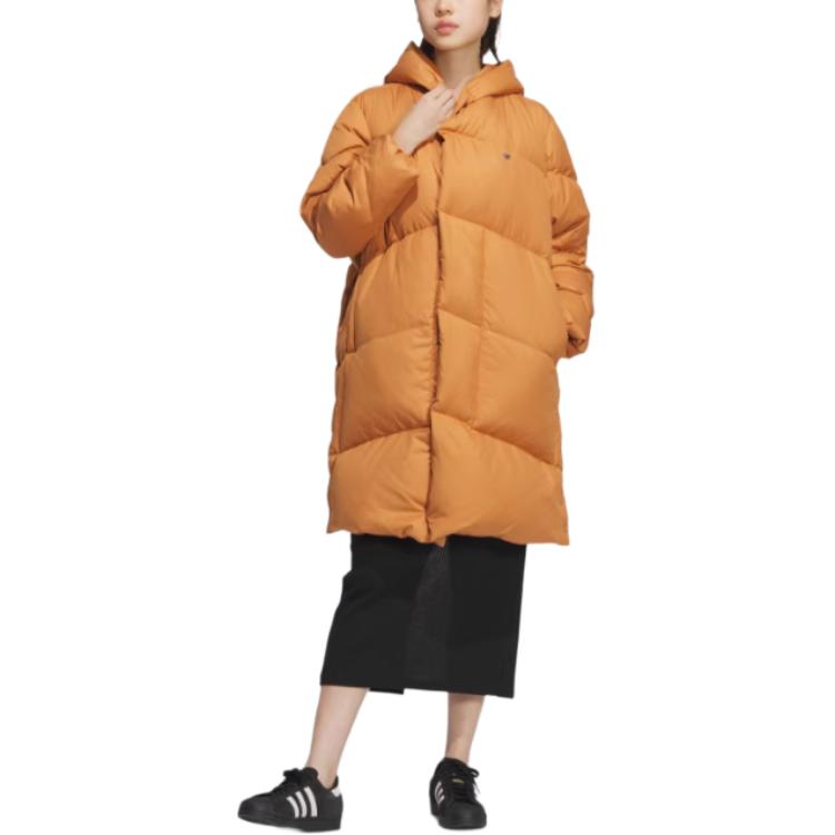 Adidas Originals Женская Пуховая Куртка Clover Series FW24 с Технологией Copper — фото 2