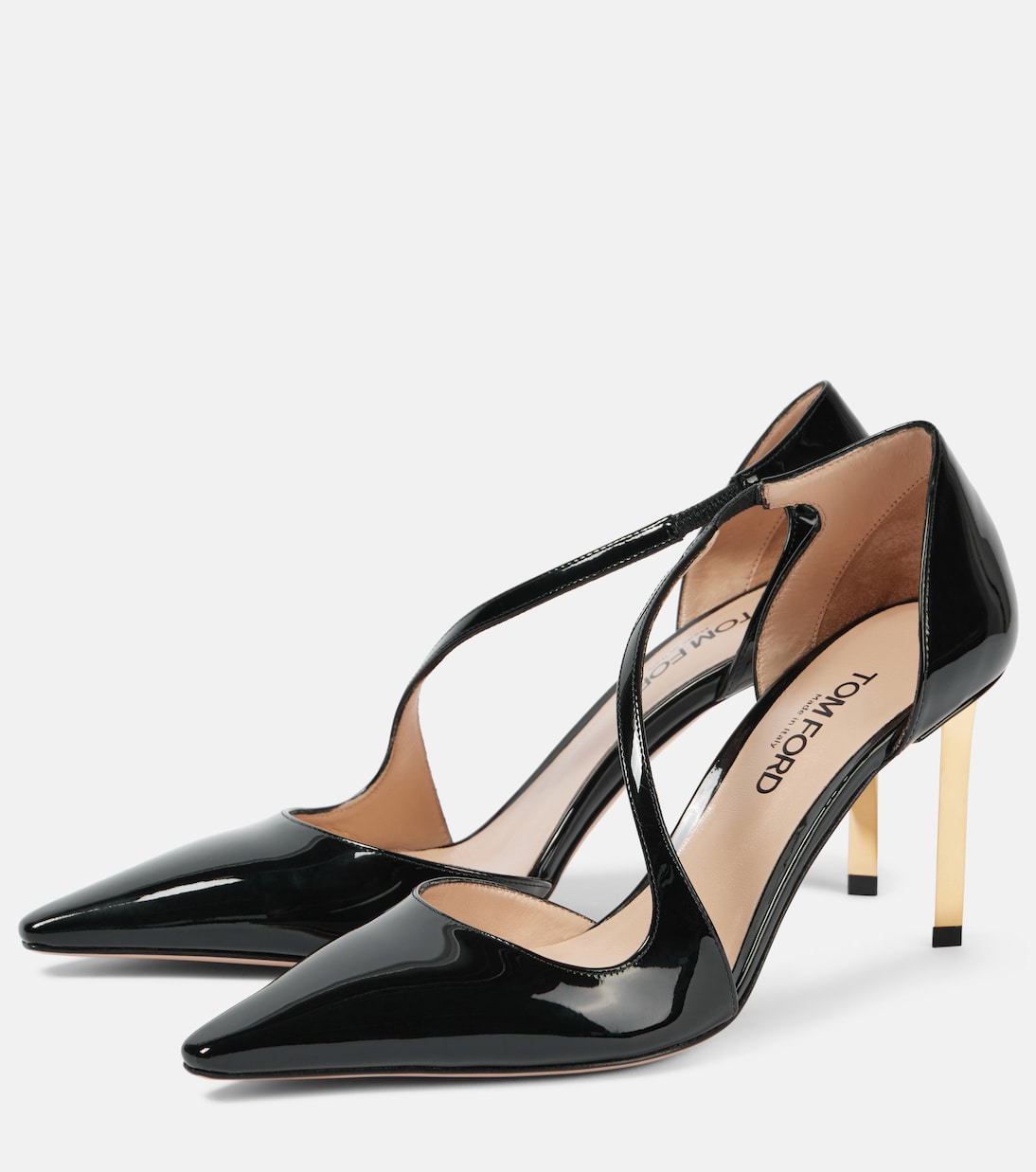 Туфли из лакированной кожи Newton Tom Ford, черный — фото 4