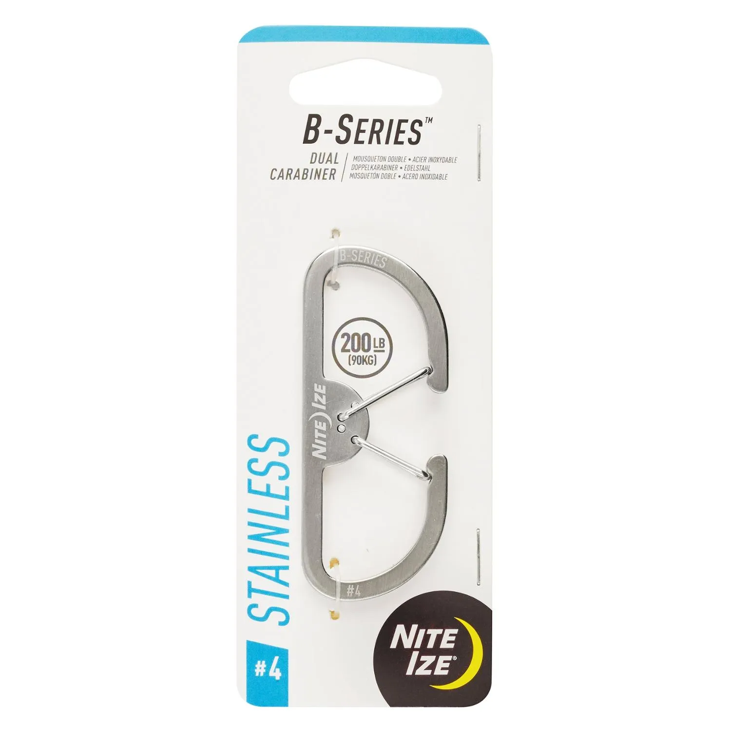 

Двойное карабиновое устройство серии B #4 Nite Ize, Stainless