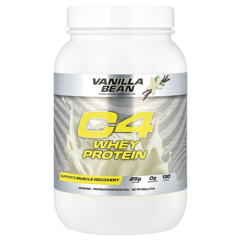 

C4 / Cellucor, C4 Whey Protein, ваниль, 966 г (2,13 фунта)