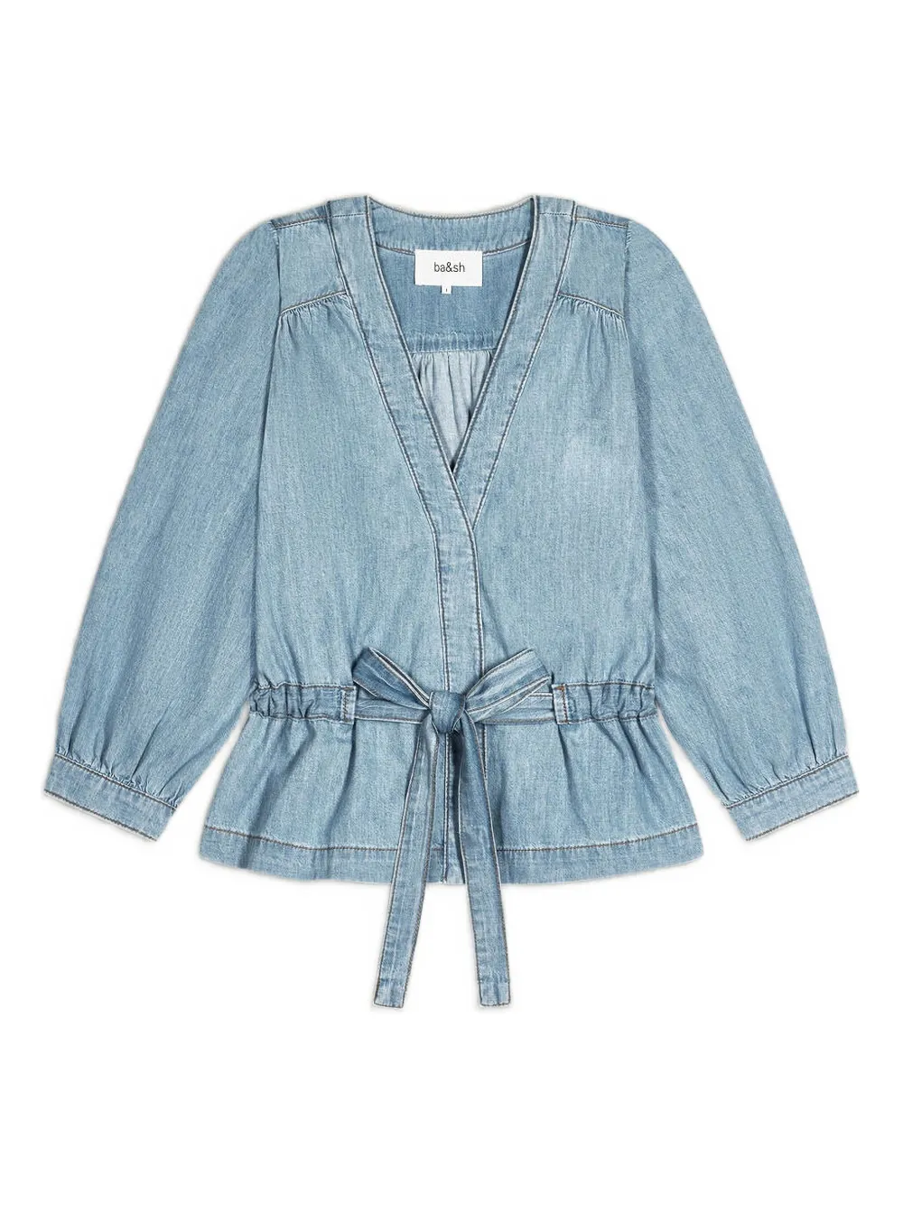 

Хлопковая блузка Ba&Sh, синий