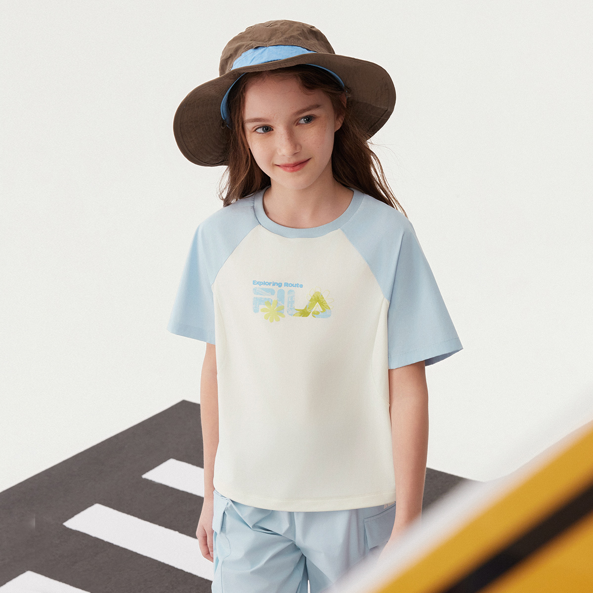 FILA KIDS Футболка light silicon blue для подростков — фото 4