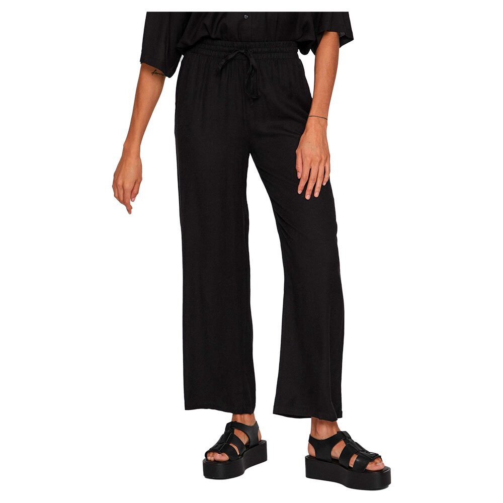

Брюки Vila Pricil 7/8 Regular Waist, черный