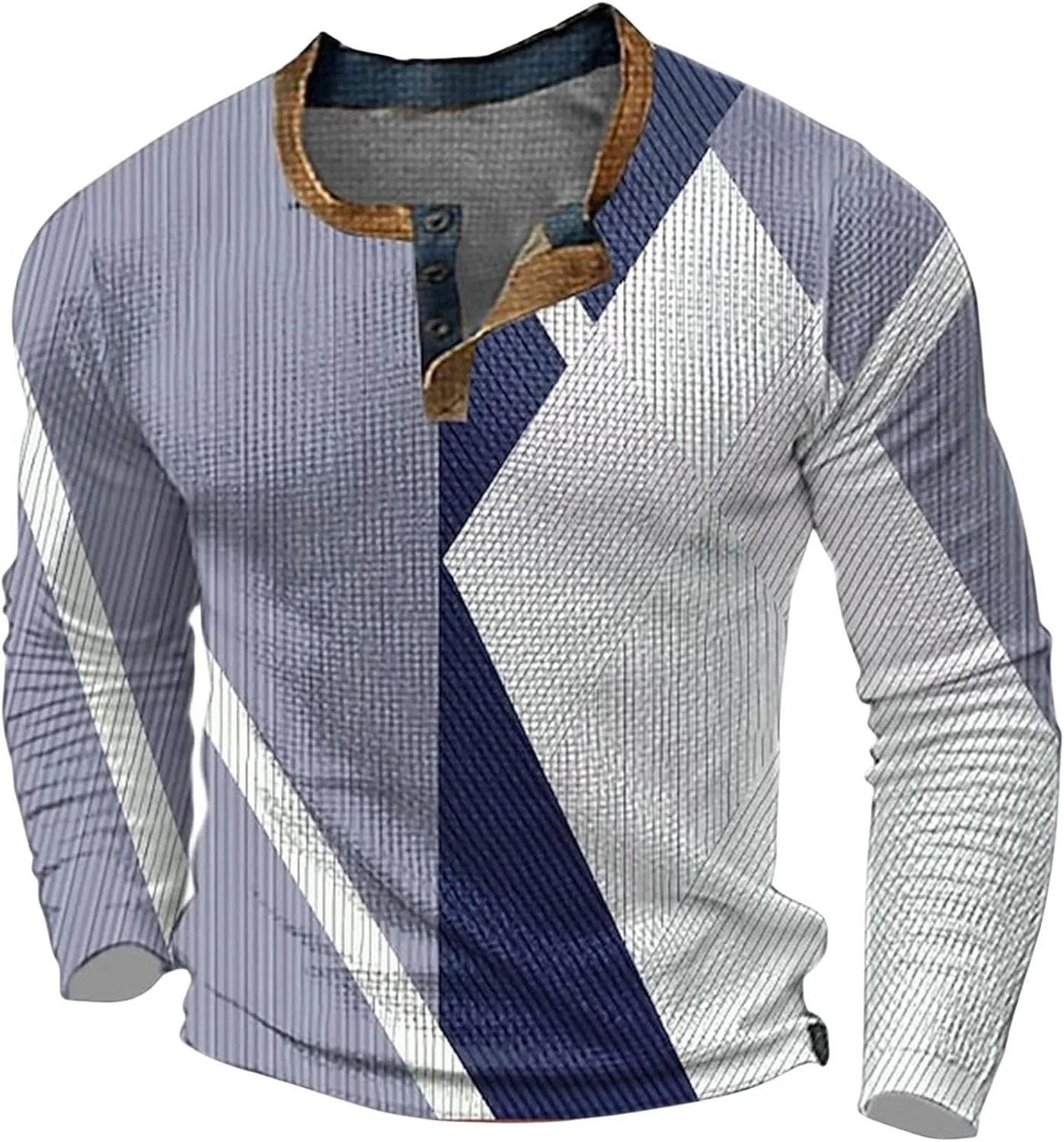 

Мужская потертая рубашка-поло с длинным рукавом и цветными блоками evzosrz