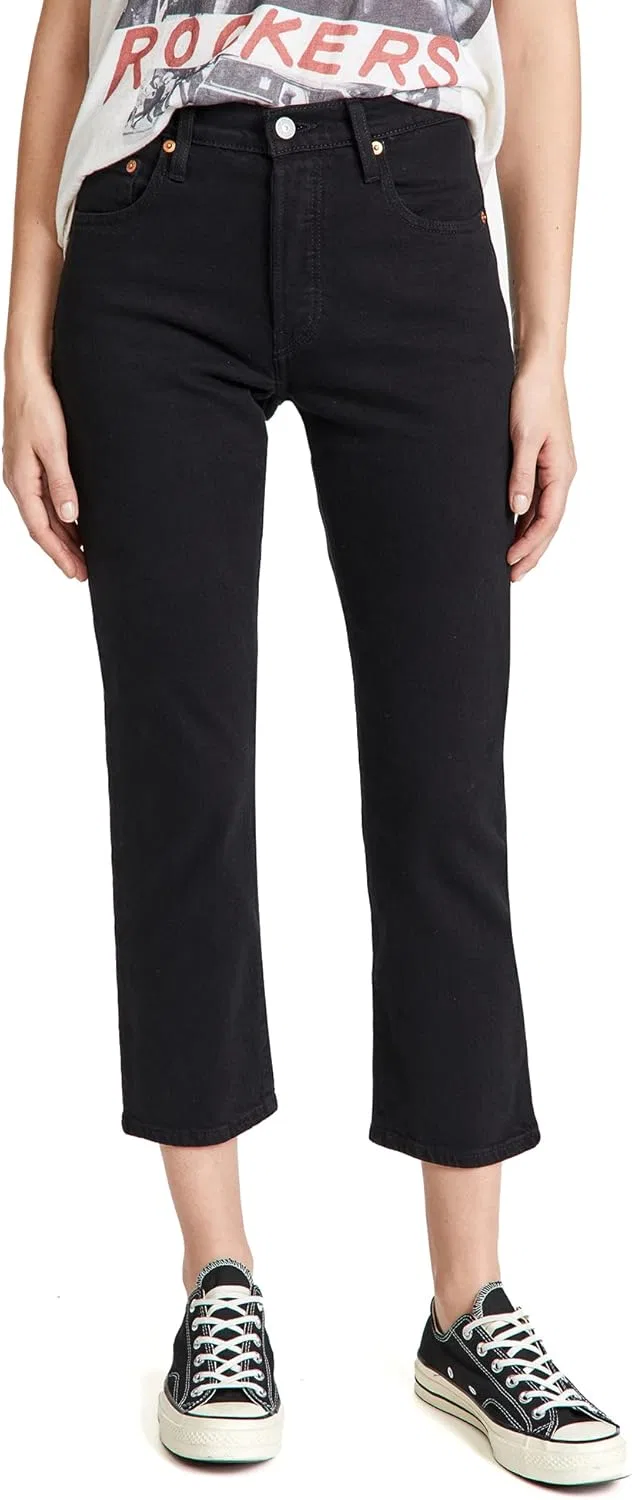 Джинсы Levi's Premium 501 Crop, черный