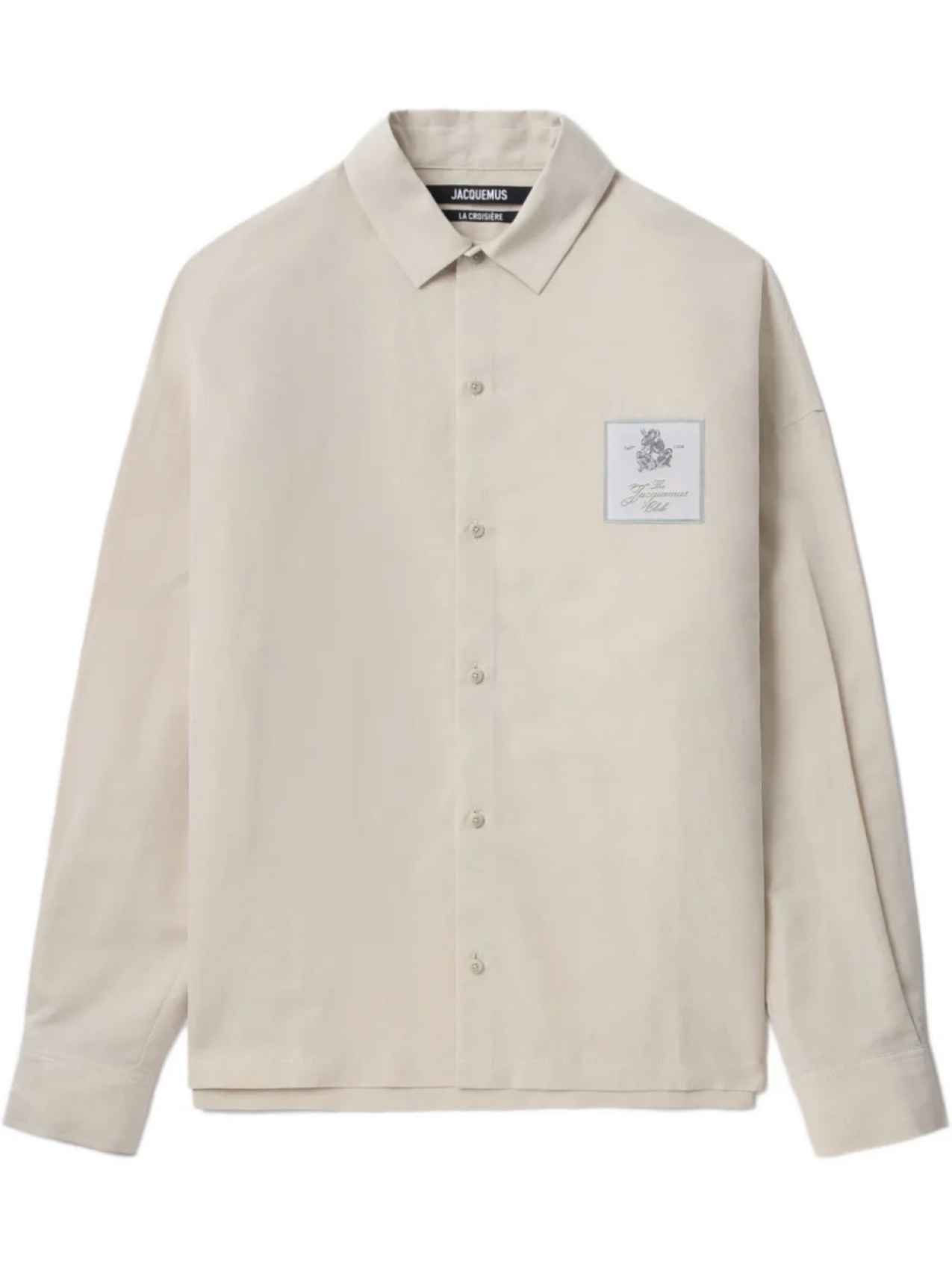 

Jacquemus рубашка с нашивками, нейтральный