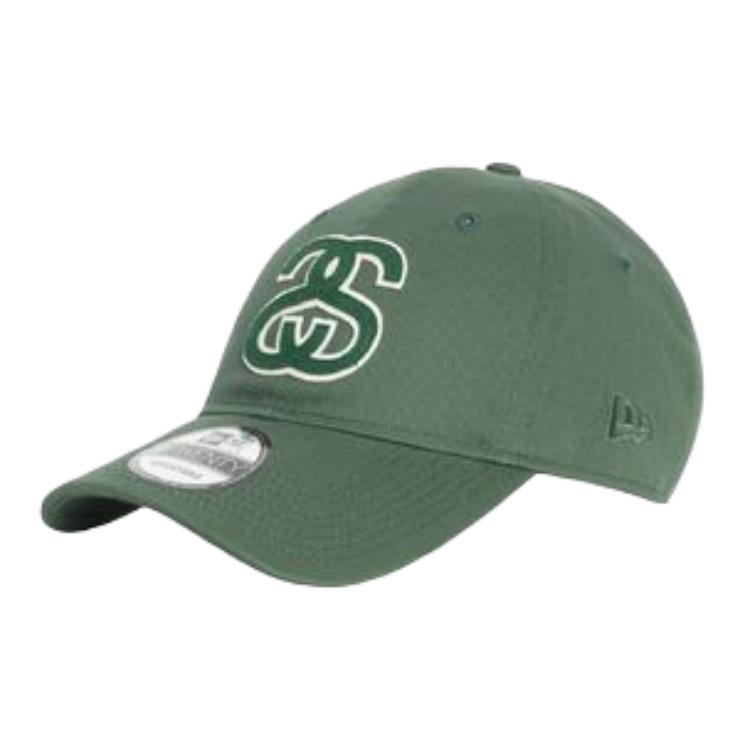 

Stussy Хлопковая бейсболка мужская разноцветная, Green