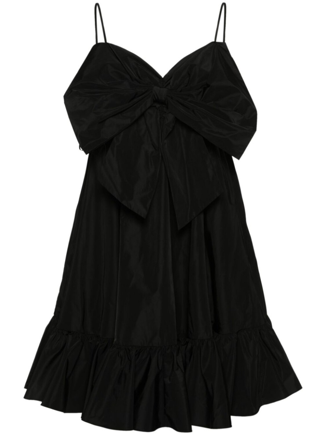 

TWINSET платье мини с бантом, черный