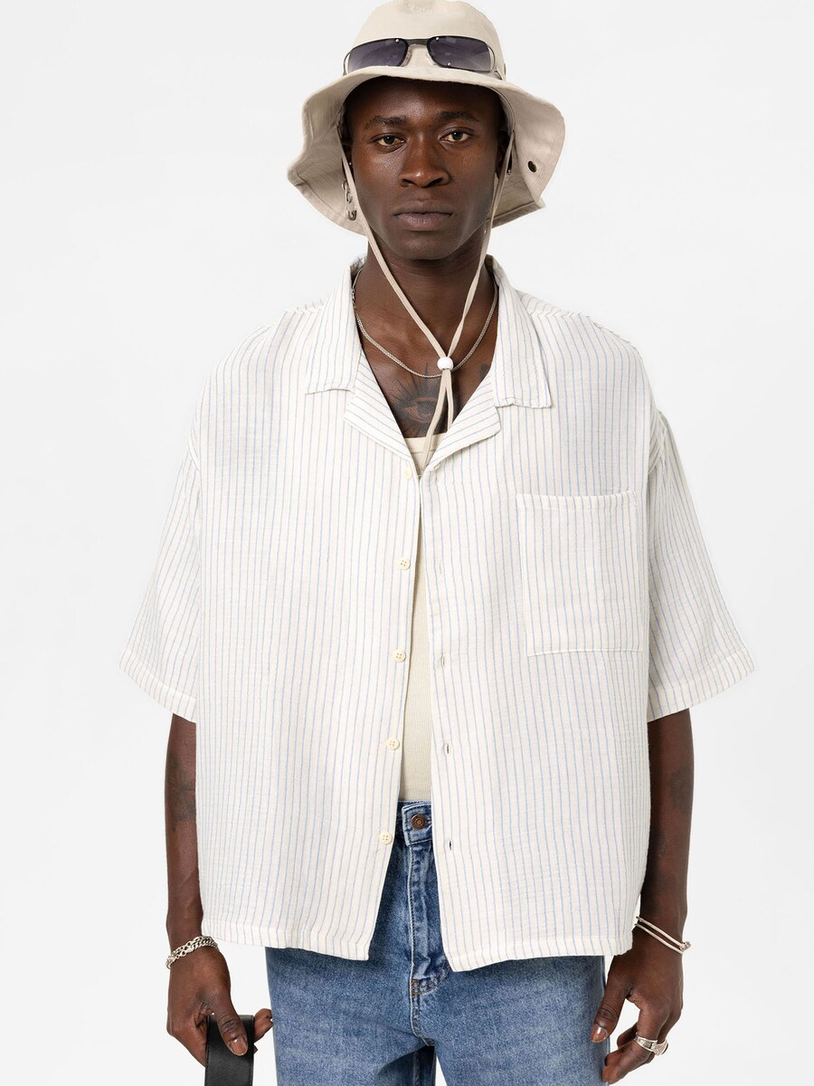 

Повседневная рубашка VAMOS CLO Comfort fit Button Up Shirt, экрю