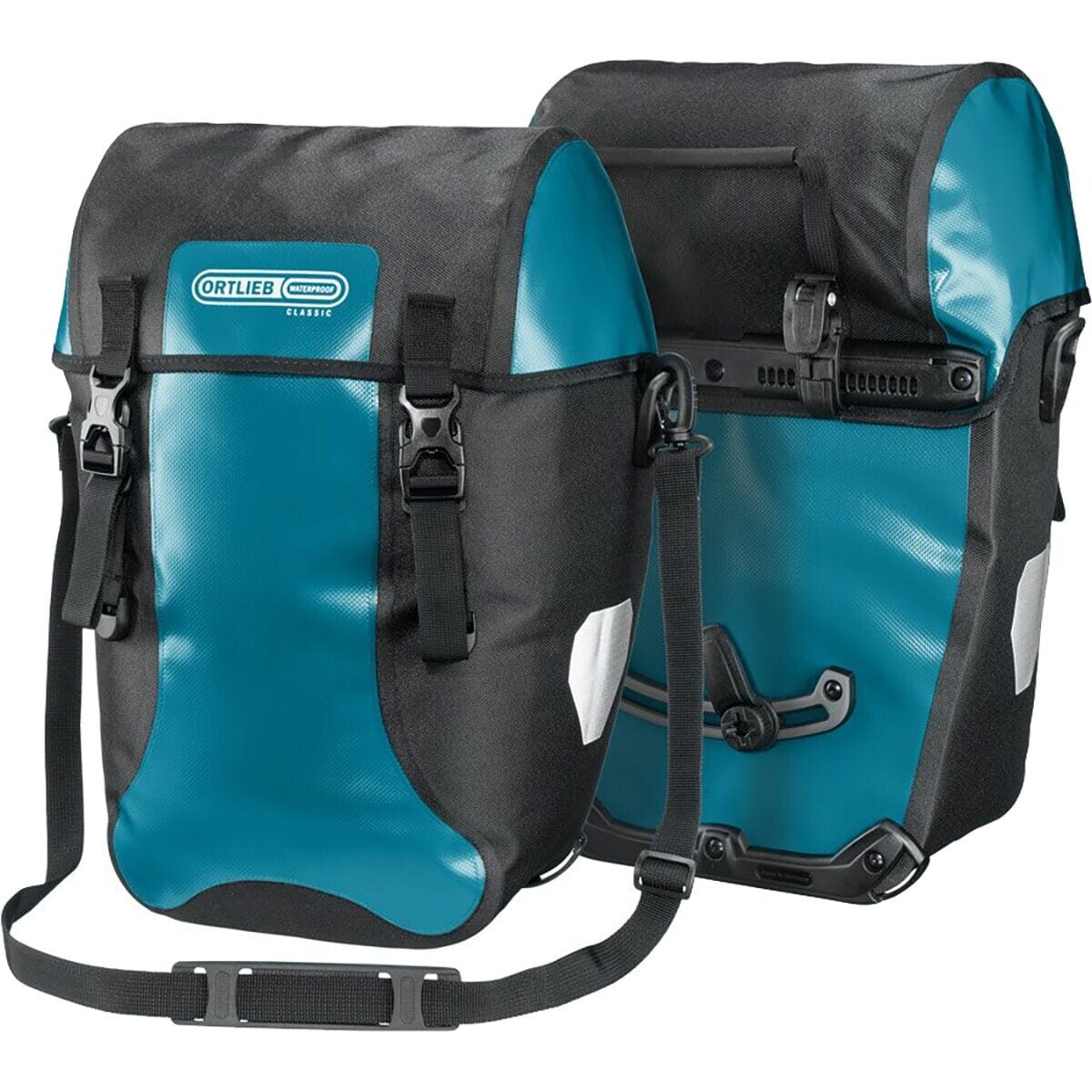 

Классические кофры bike-packer — пара Ortlieb, цвет petrol/black