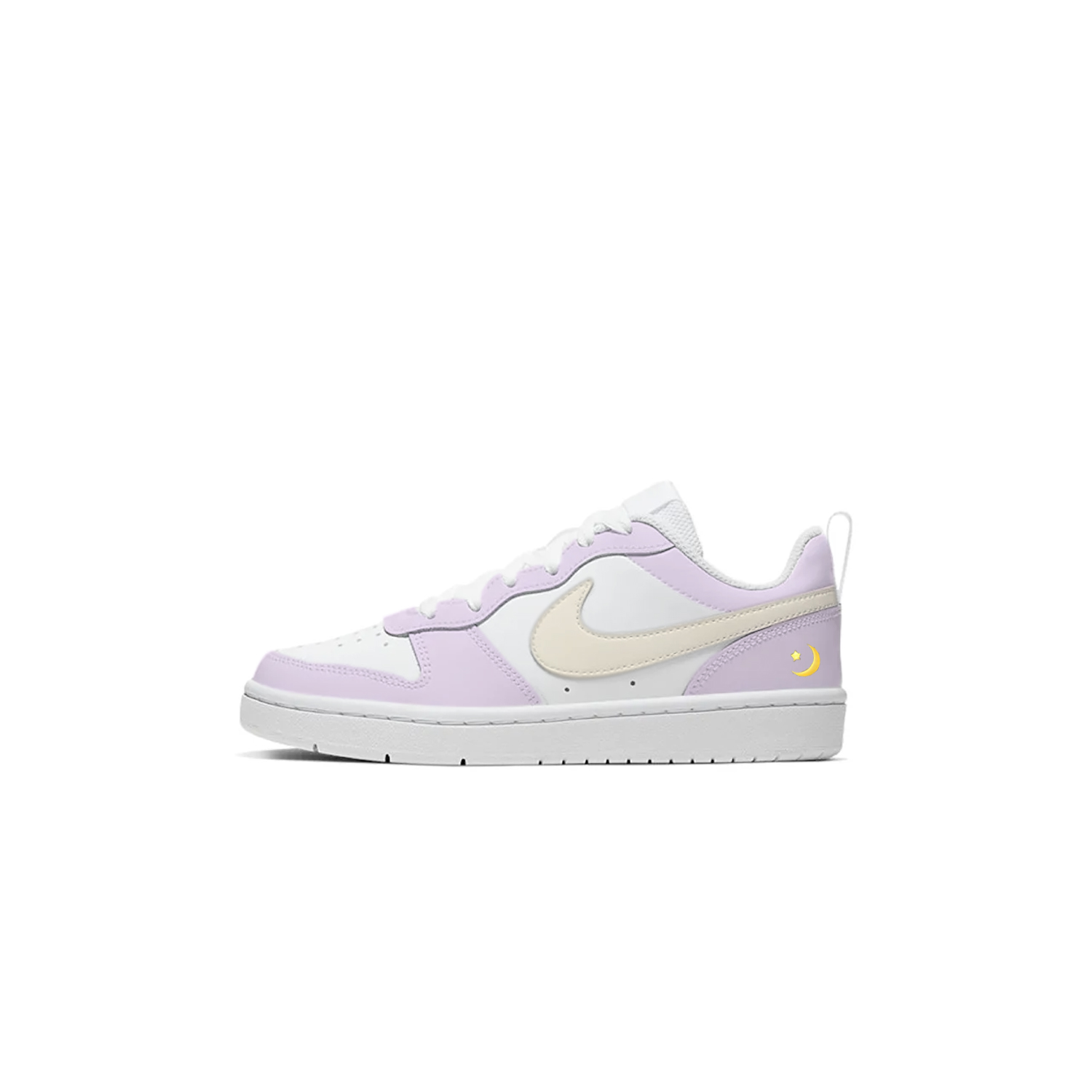 

Court Borough Synthetic Leather Low top Skateboard Shoes Aqua Moon Girlish Refreshing Nike, светло фиолетовый