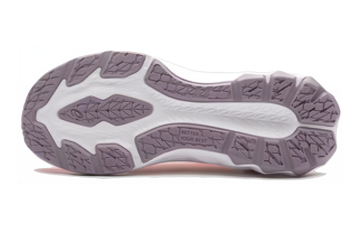Кроссовки Asics Novablast 2 GS 'Papaya Dusk Violet', цвет Orange — фото 4