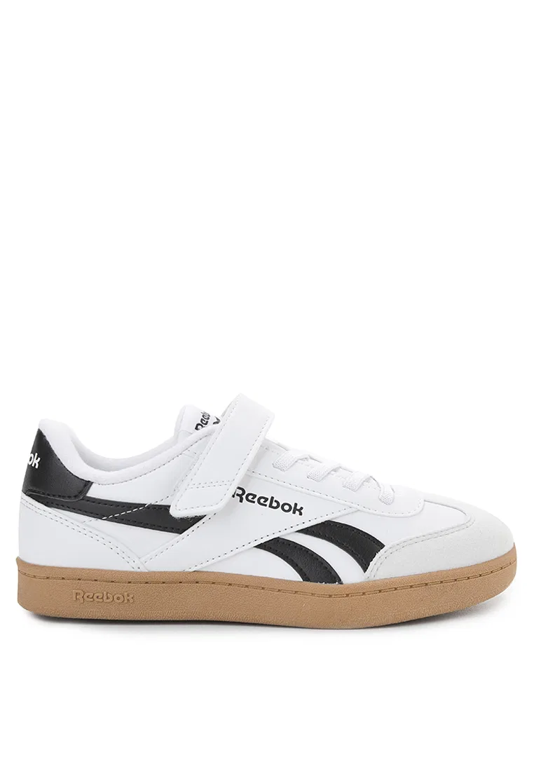 Кроссовки детские, на липучках, Reebok Smash Edge, белые