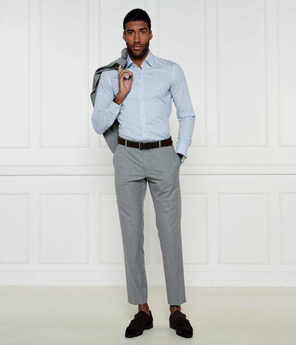 Рубашка Boss Slim Fit, синий — фото 2