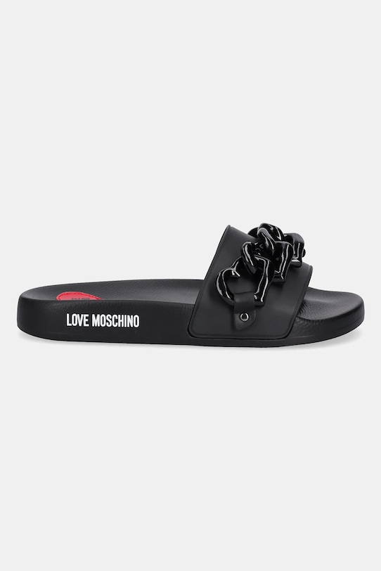 Шлепанцы Love Moschino, черный — фото 2
