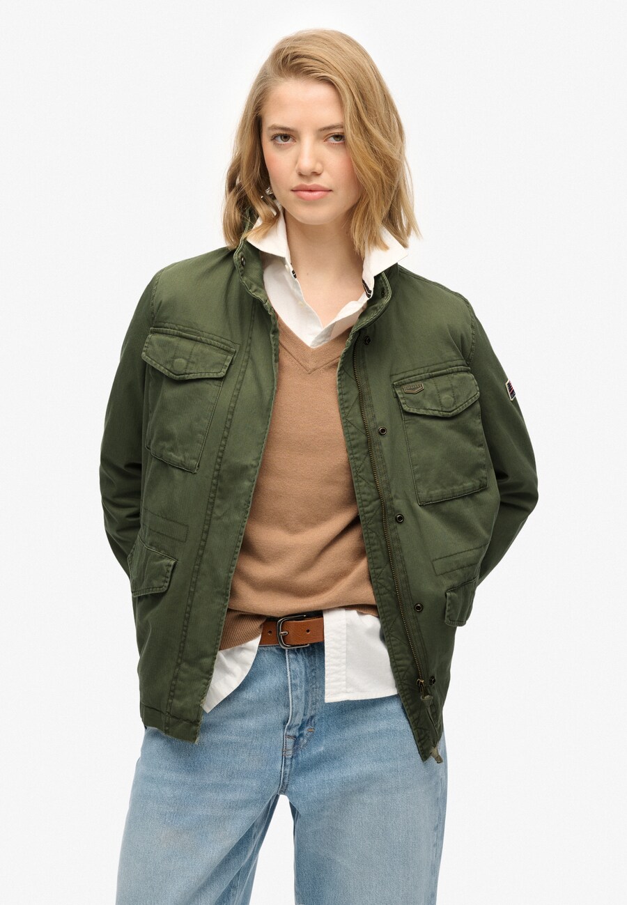 Демисезонная куртка Superdry M65Rookie, Green — фото 2