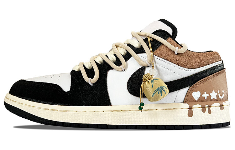 

Кроссовки Air Jordan 1 Vintage Basketball Shoes Men Low-top Brown/black, цвет Chocolate