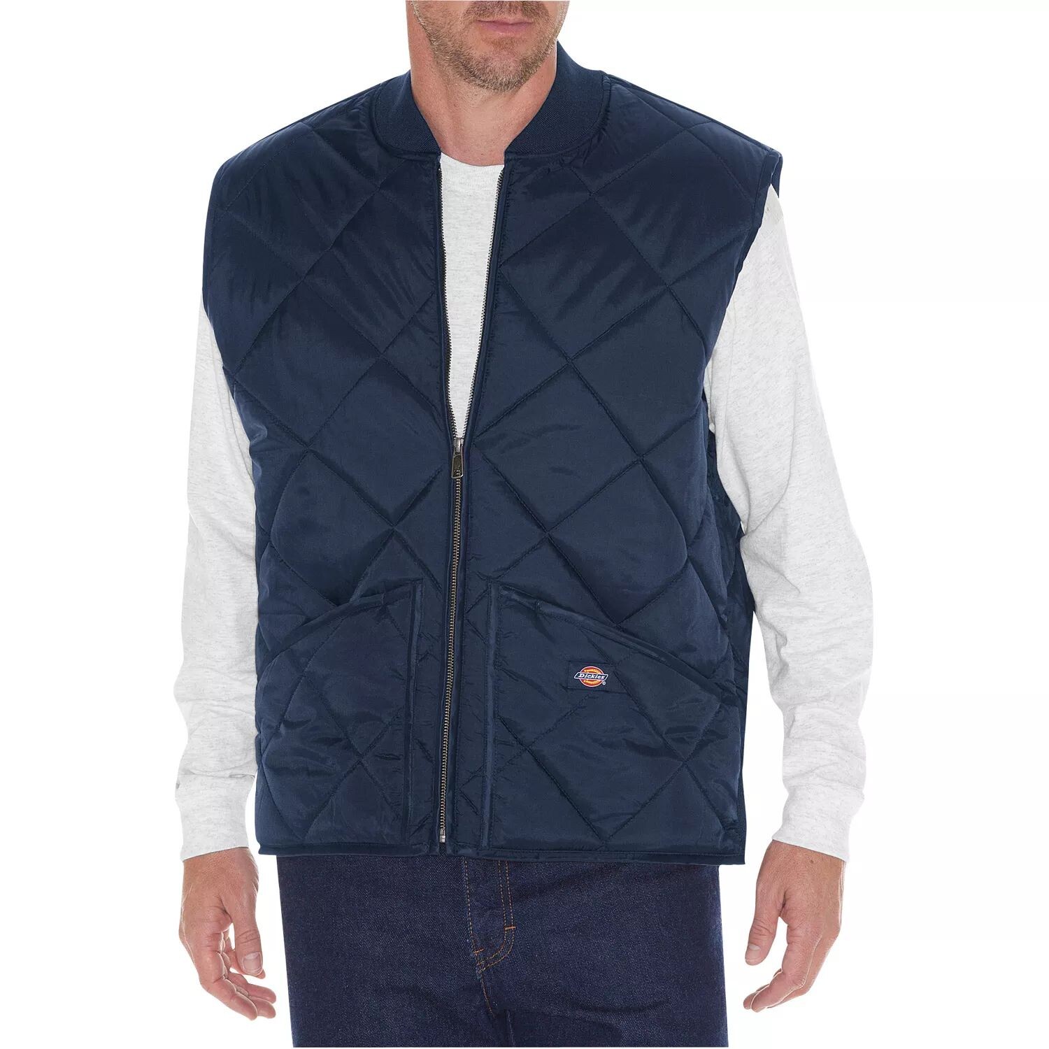 

Мужской нейлоновый жилет с ромбовидной стежкой Dickies, темно-синий