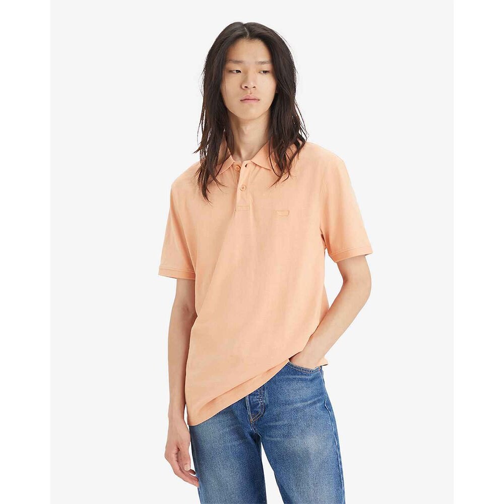 

Поло с коротким рукавом Levi's Slim Housemark, оранжевый