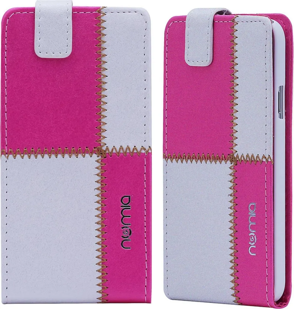 

Чехол для Apple iPhone 4 4G 4S numia Flipstyle Белый-Розовый