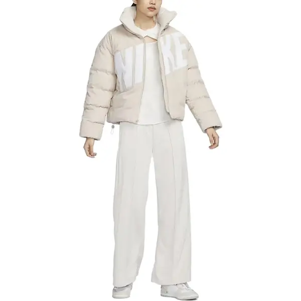 Куртка спортивная одежда основные therma fit oversize вельветовый пуховик Nike, коричневый — фото 3