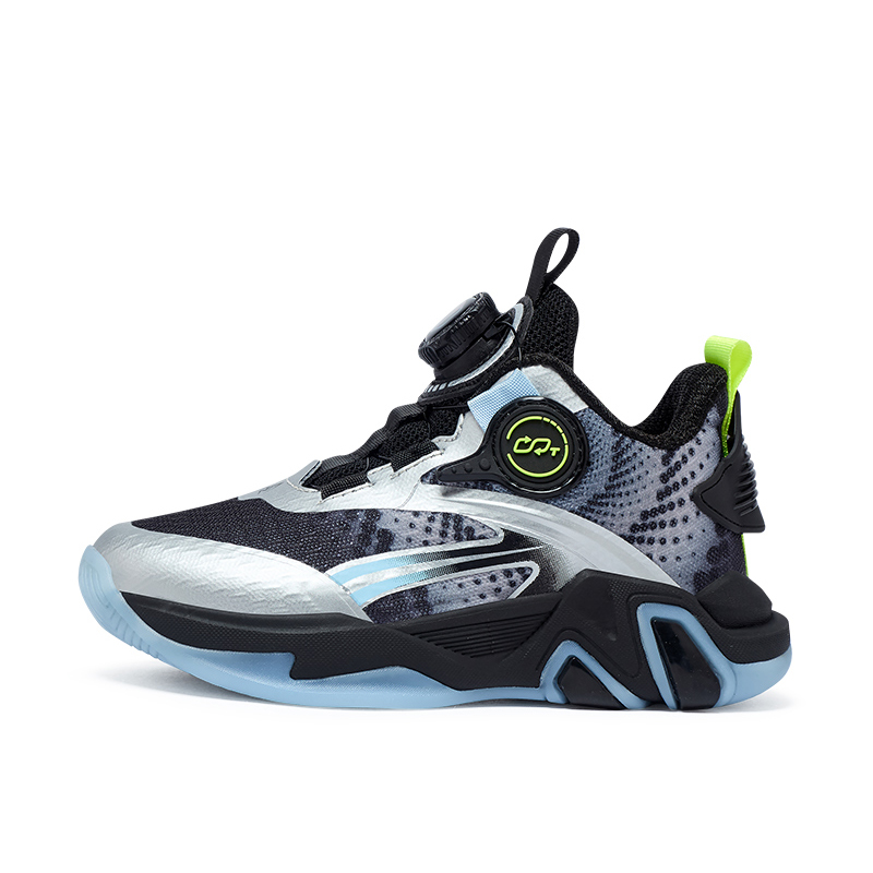 

Детские баскетбольные кроссовки унисекс Big Wasp, черный серый